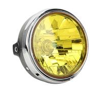 ESPYN Phares Moto Pour CB400 Pour Hornet 250 Pour VTEC Moto Phare Avant Rétro(Jaune)