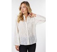 Esqualo Blouse Burn Out Smock Off White Taille: 36 | Chemises à boutons Outlet | Femme | Blanche