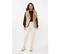 Esqualo Gilet Fake Fur / Suedine Sand Taille: 36 | Manteaux en fausse fourrure Outlet | Femme | Marron