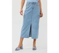 Esqualo Skirt Cargo Midi Jeans Blue Taille: 36 | Jupes Outlet | Femme | Bleu