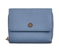 Esquire Alexandria Porte-monnaie Protection RFID Cuir véritable 11.5 cm bleu