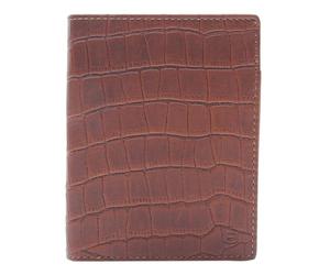 Esquire Croco Porte-monnaie Protection RFID Cuir 10 cm