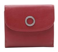 Esquire Cuir Porte-Monnaie Athena Little Wallet Red Rouge foncé