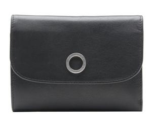Esquire Cuir Porte-Monnaie Athena RFID Lady Wallet Black Noir