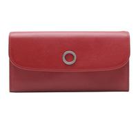 Esquire Cuir Porte-Monnaie Viktoria Ladies Long Wallet Red Rouge foncé