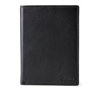 Esquire Cuir étui pour Carte d'identité Duo 59 Brieftasche Black Noir