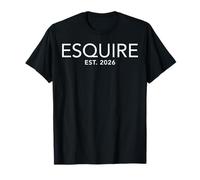 Esquire Est 2026 Future Lawyer Attorney Law School Graduate T-Shirt