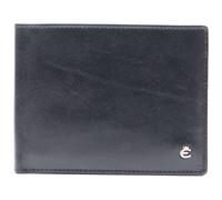 Esquire Étui pour carte de crédit noir en cuir pour homme - Toscana Leather Wallet 219951