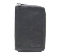 Esquire étui pour carte de crédit Oslo Nappa CC Zip Wallet Black
