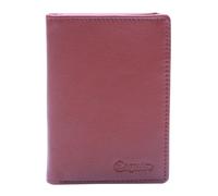 Esquire étui pour carte de crédit Oslo Nappa Wallet Red