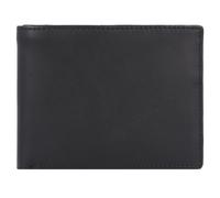 Esquire Frankfurt Porte-monnaie Protection RFID Cuir 11 cm noir