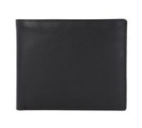 Esquire Frankfurt Porte-monnaie Protection RFID Cuir 12 cm noir