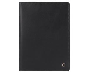 Esquire Harry Étui à passeport RFID en cuir 10 cm noir