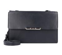 Esquire Helena Clutch Porte-monnaie RFID en cuir 17,5 cm bleu