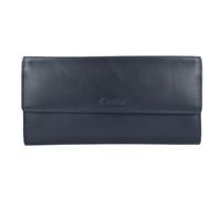 Esquire Porte-monnaie noir en cuir pour femme - RFID Wallet With Flap 51572