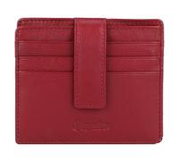 Esquire Porte-cartes de crédit Oslo Nappa RFID en cuir 9,5 cm rouge
