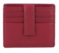 Esquire Porte-cartes de crédit Oslo RFID en cuir 9,5 cm rouge