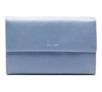 Esquire Porte-monnaie bleu clair en cuir pour femme - Viktoria Ladies Long Wallet Dove Blue 221829
