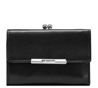 Esquire Porte-monnaie Helena en cuir 12 cm noir