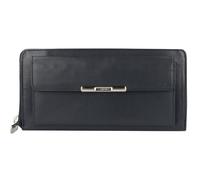 Esquire Porte-monnaie Helena RFID cuir 19 cm bleu