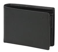 Esquire Porte-monnaie Logo V en cuir 12,5 cm noir