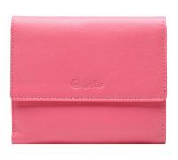 Esquire Porte-monnaie rose en cuir pour femme - Viktoria Wallet With Flap Salmon 290020