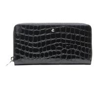 Esquire portefeuille Nizza Long Zip Around Wallet Black