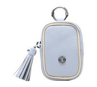 Esquire sac d’accessoires porte-clés Virginia Zip Mini Bag Light Blue bleu gris