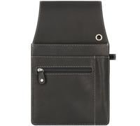 Esquire Sac de serveur Dallas en cuir 15,5 cm noir