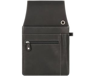 Esquire Sac de serveur Dallas en cuir 15,5 cm noir