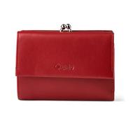 Esquire Silk Porte-monnaie Protection RFID Cuir 13 cm rouge
