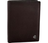 Esquire Sportivo Portefeuille pour homme format vertical 11 cm couleur : marron