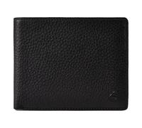 Esquire Texas Porte-monnaie Protection RFID Cuir véritable 12 cm noir