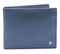 Esquire Harry Porte-monnaie RFID cuir 11 cm bleu