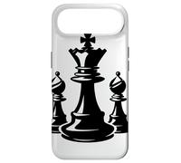 Esquisse de la Reine et du Roi d'échecs Coque pour iPhone Air