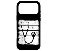 Esquisse de stéthoscope vétérinaire Coque pour iPhone 17 Pro Max