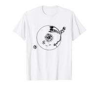 Esquisse de Table tournante Oldschool pour Disc-Jockeys T-Shirt Graphique avec Valeur