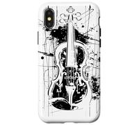 Esquisse de violon Ecole de musique d'alto Coque pour iPhone X/XS