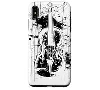 Esquisse de violon Ecole de musique d'alto Coque pour iPhone XS Max