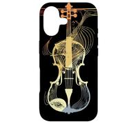 Esquisse de Violon Look Vintage Ecole de Musique Viola Coque pour iPhone 17