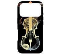 Esquisse de Violon Look Vintage Ecole de Musique Viola Coque pour iPhone 17 Pro