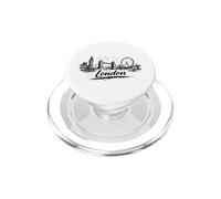 Esquisse du Paysage Urbain de Londres Big Ben Tower Bridge PopSockets PopGrip pour MagSafe