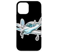 Esquisse d'un avion à hélice Passionné d'aviation Coque pour iPhone 12 mini