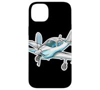 Esquisse d'un avion à hélice Passionné d'aviation Coque pour iPhone 14 Plus