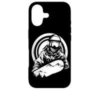 Esquisse d'une Fille Faisant du Snowboard Coque pour iPhone 17