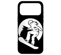 Esquisse d'une Fille Faisant du Snowboard Coque pour iPhone 17 Pro Max