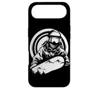 Esquisse d'une Fille Faisant du Snowboard Coque pour iPhone Air