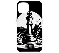 Esquisse d'une pièce d'échecs Coque pour iPhone 13