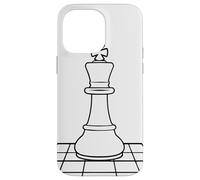 Esquisse d'une pièce d'échecs Coque pour iPhone 14 Pro Max