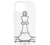 Esquisse d'une pièce d'échecs Coque pour iPhone 15